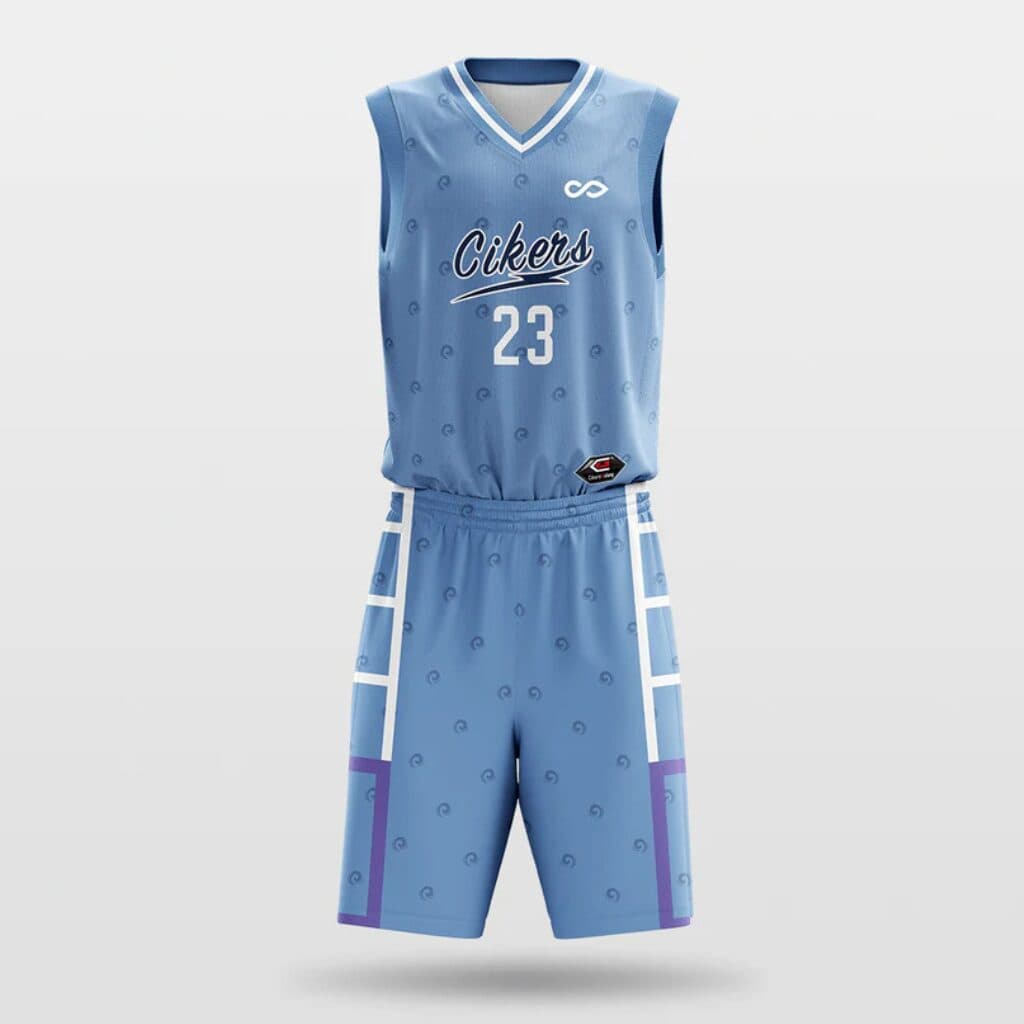 stacked basketball sets lightweight breathable uniforms