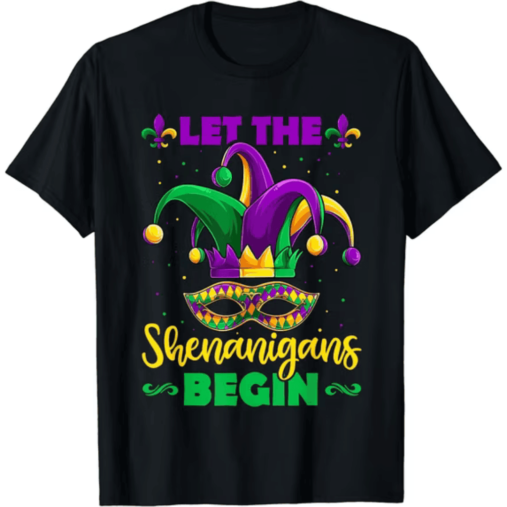 Bulk Carnival and Mardi Gras shirts manufacturer