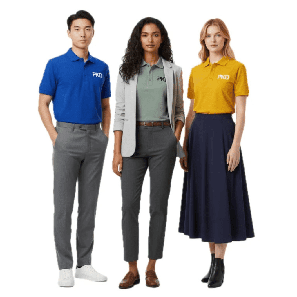 Bulk corporate onboarding apparel manufacturer