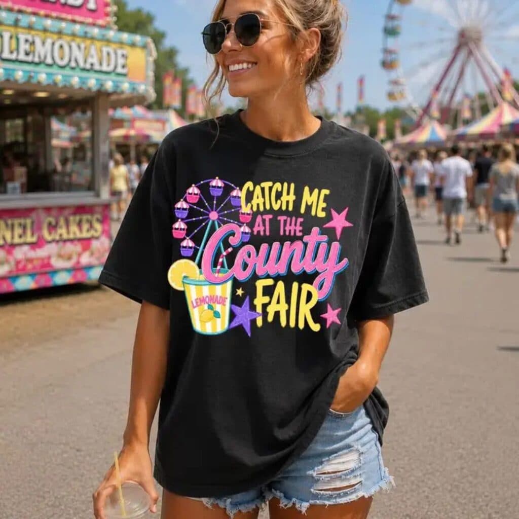 Bulk county fair shirts manufacturer for vendor apparel