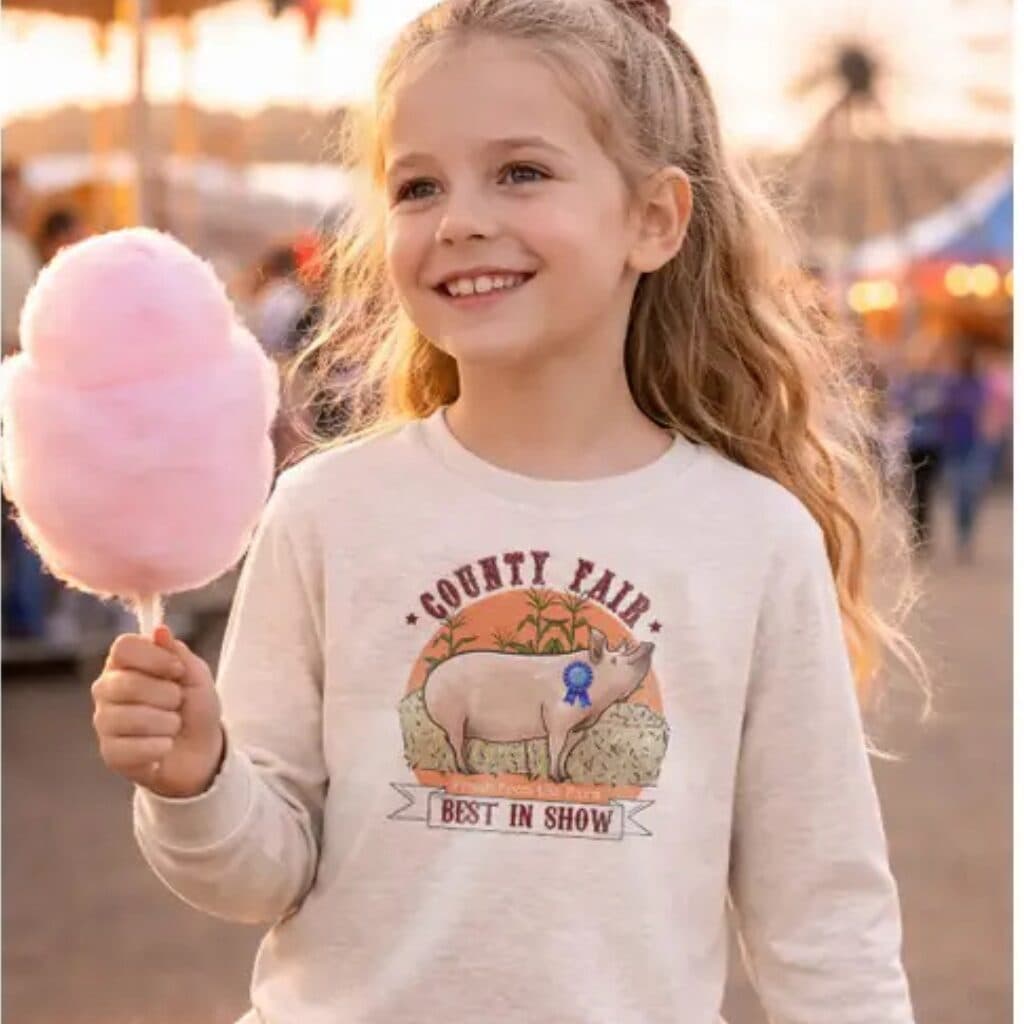 Bulk county fair shirts manufacturer for vendor apparel