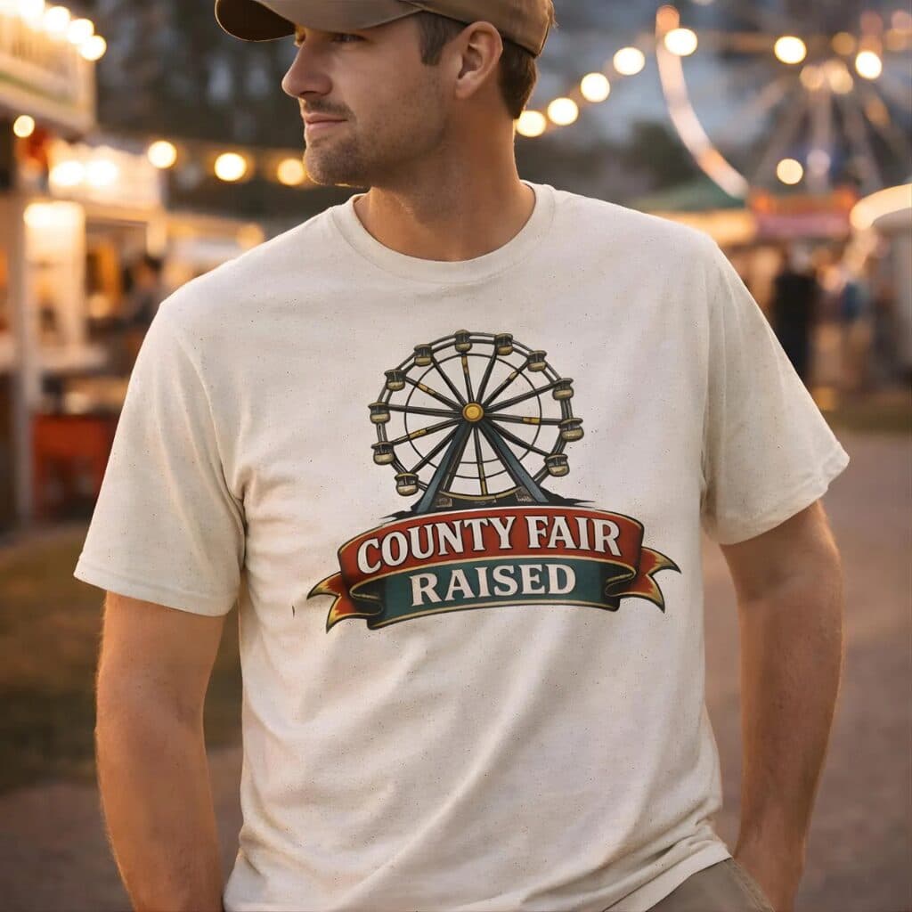 Bulk county and state fair shirts manufacturer for vendor apparel