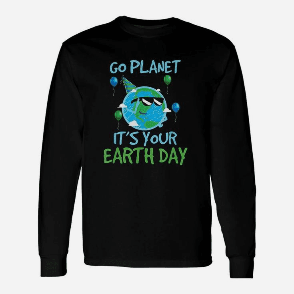 Bulk Earth Day shirts manufacturer for sustainability campaigns