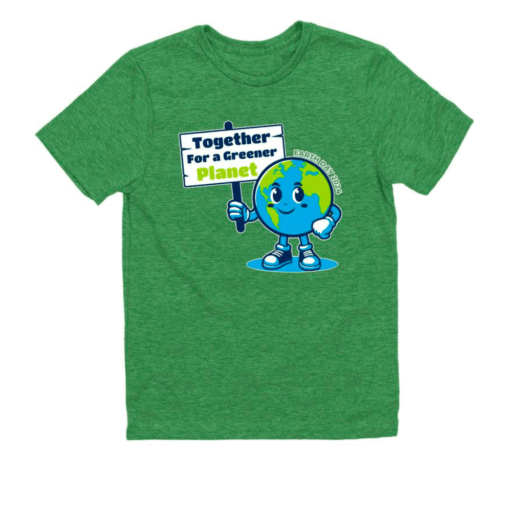 Bulk Earth Day shirts manufacturer for sustainability campaigns