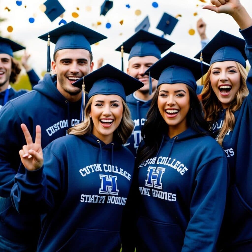 Bulk graduation shirts manufacturer for schools and universities