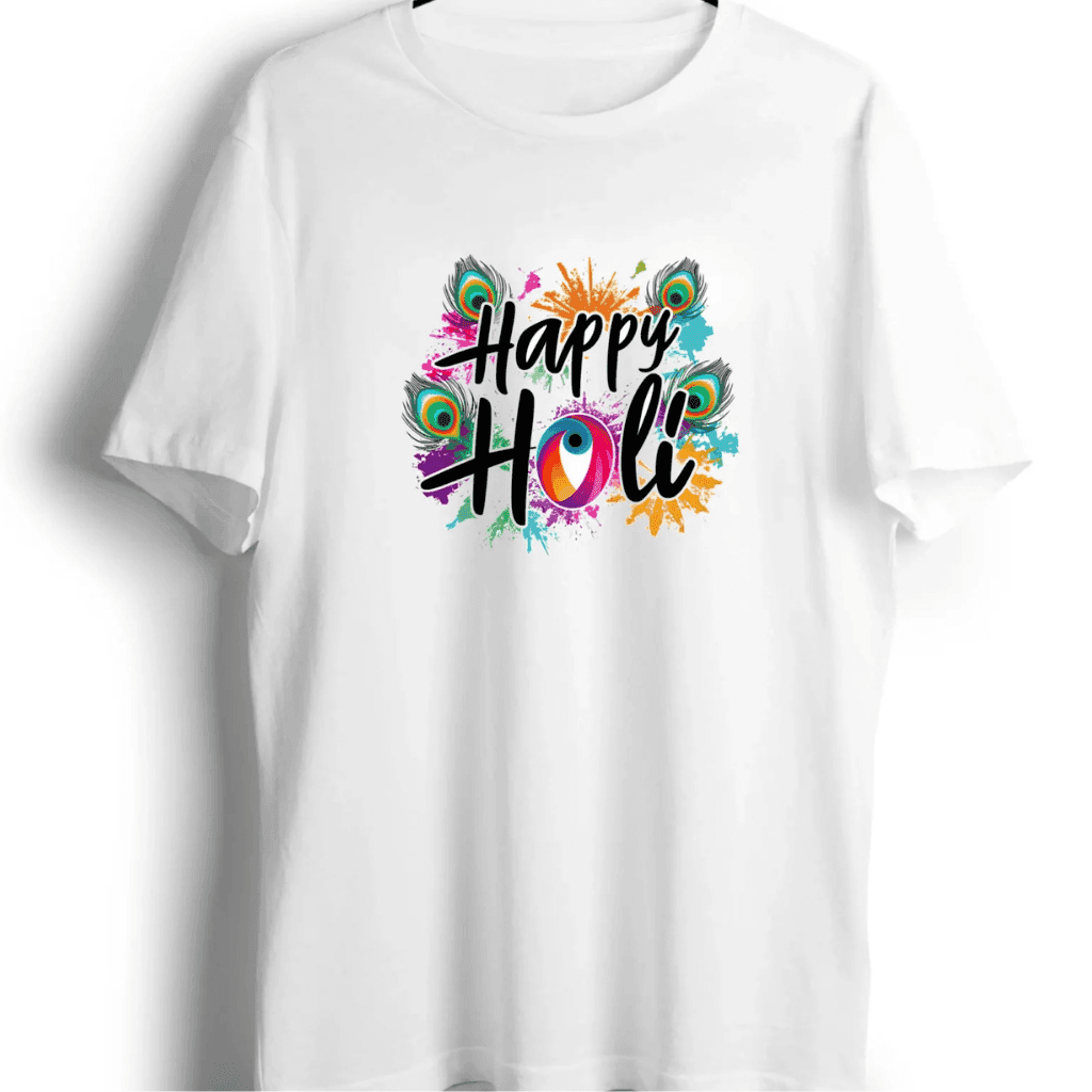 Bulk Holi event shirts manufacturer for color festivals
