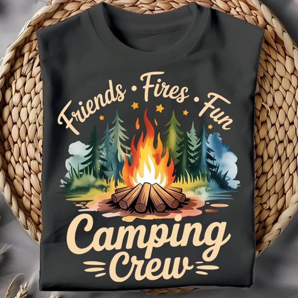 Bulk summer camp shirts manufacturer for camper and staff tees