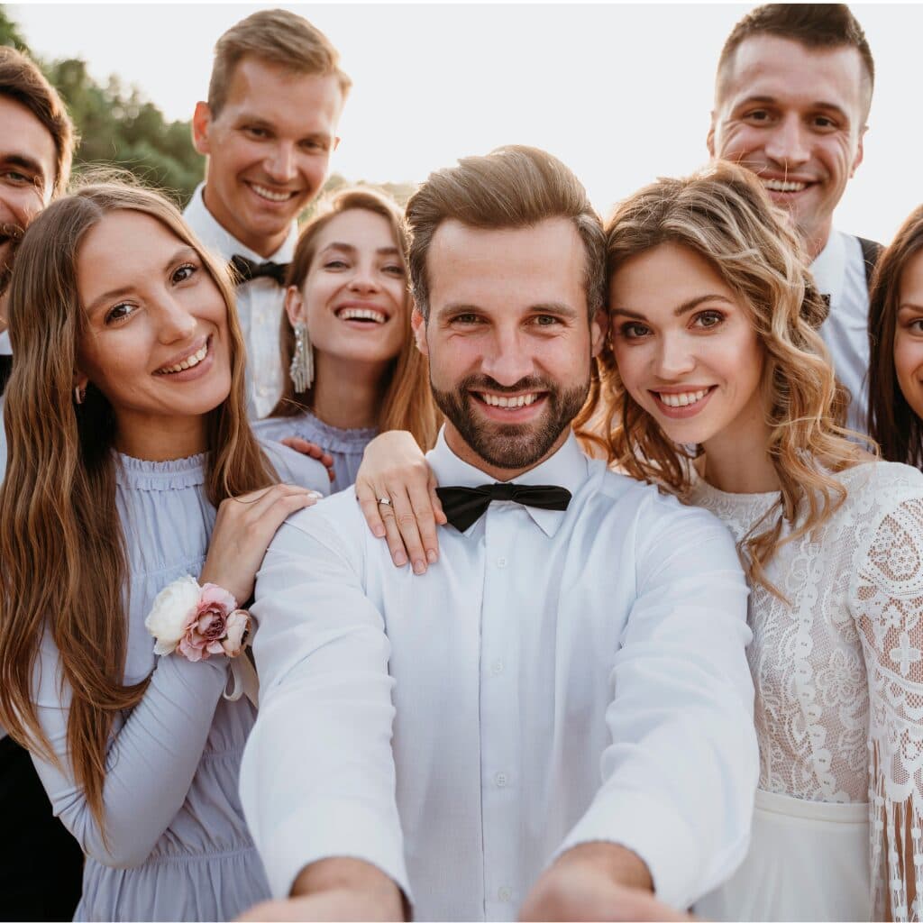 Bulk wedding party shirts manufacturer for custom group tees