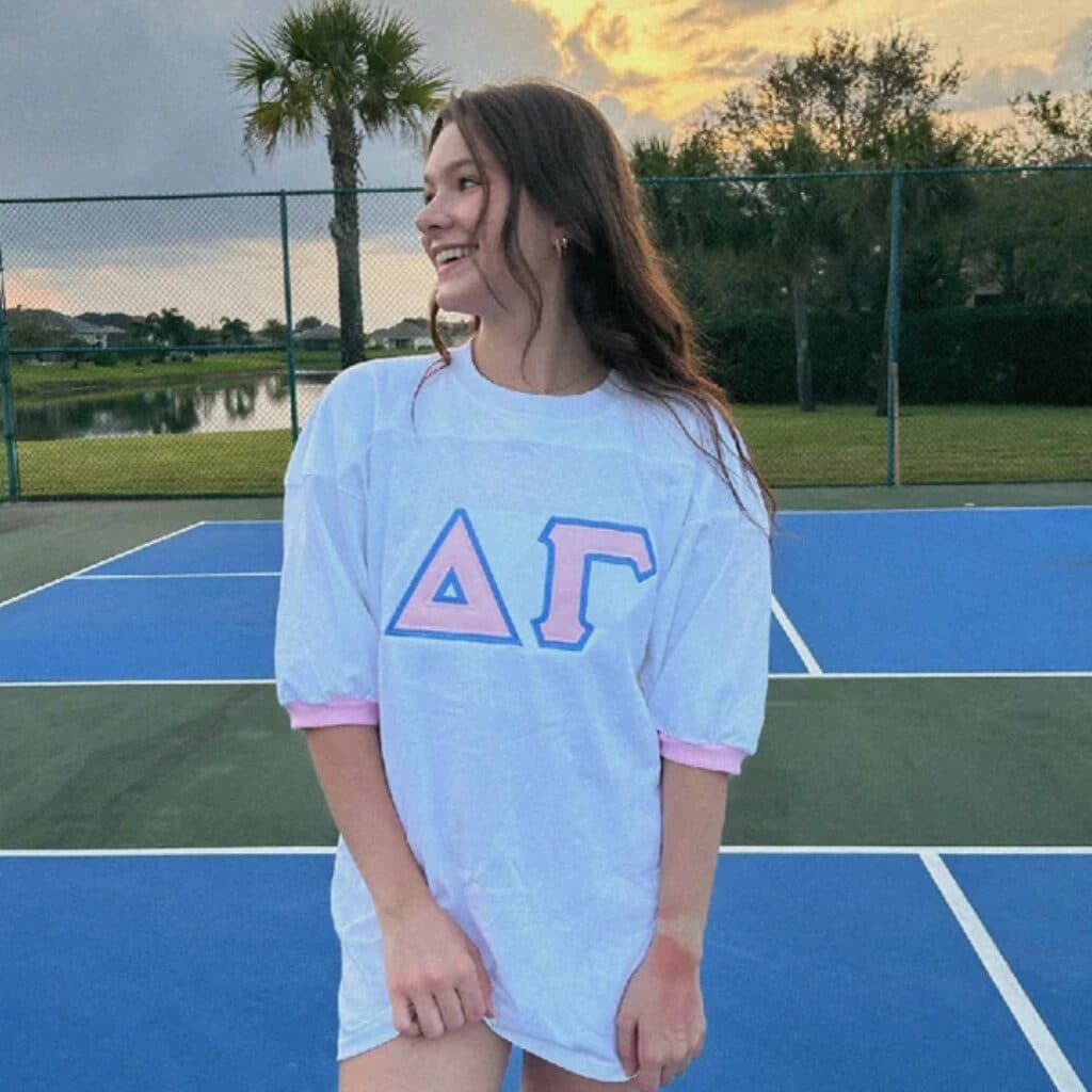 Greek life apparel manufacturer for custom rush and recruitment shirts