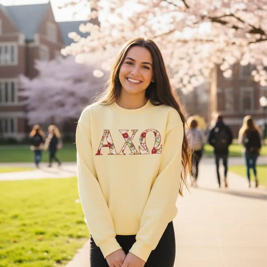 Greek life apparel manufacturer for custom rush and recruitment shirts