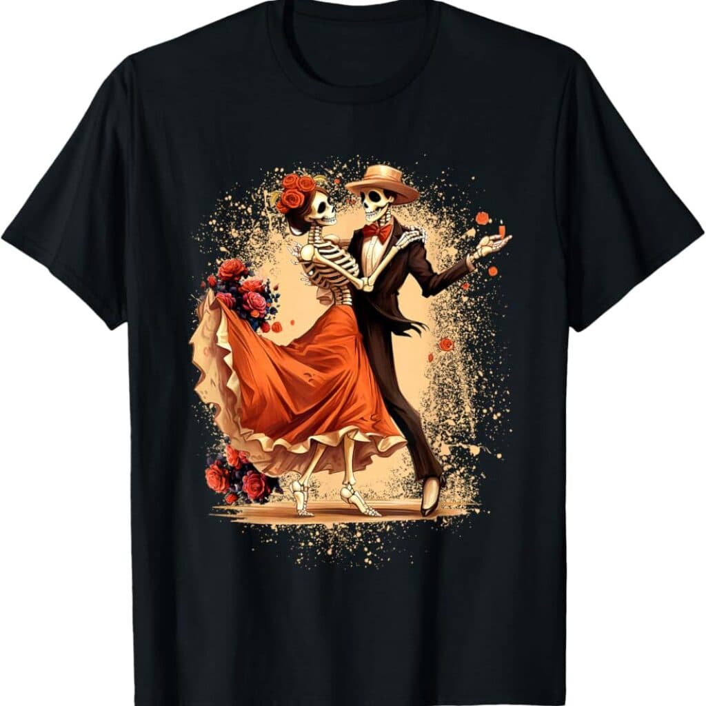 Bulk Día de los Muertos shirts manufacturer for cultural events