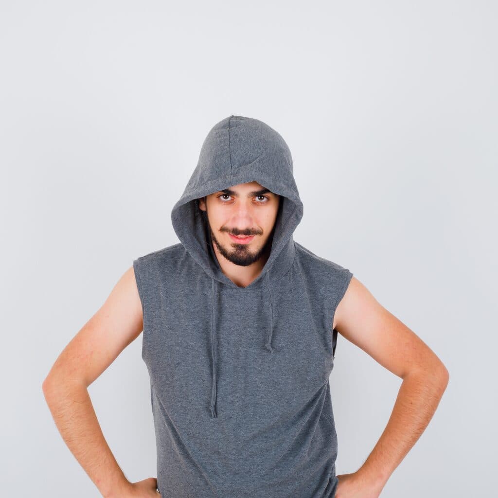 stacked short sleeve soft feel hoodies lightweight fabric