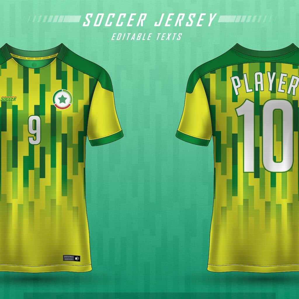 stacked soccer jerseys lightweight breathable fabric