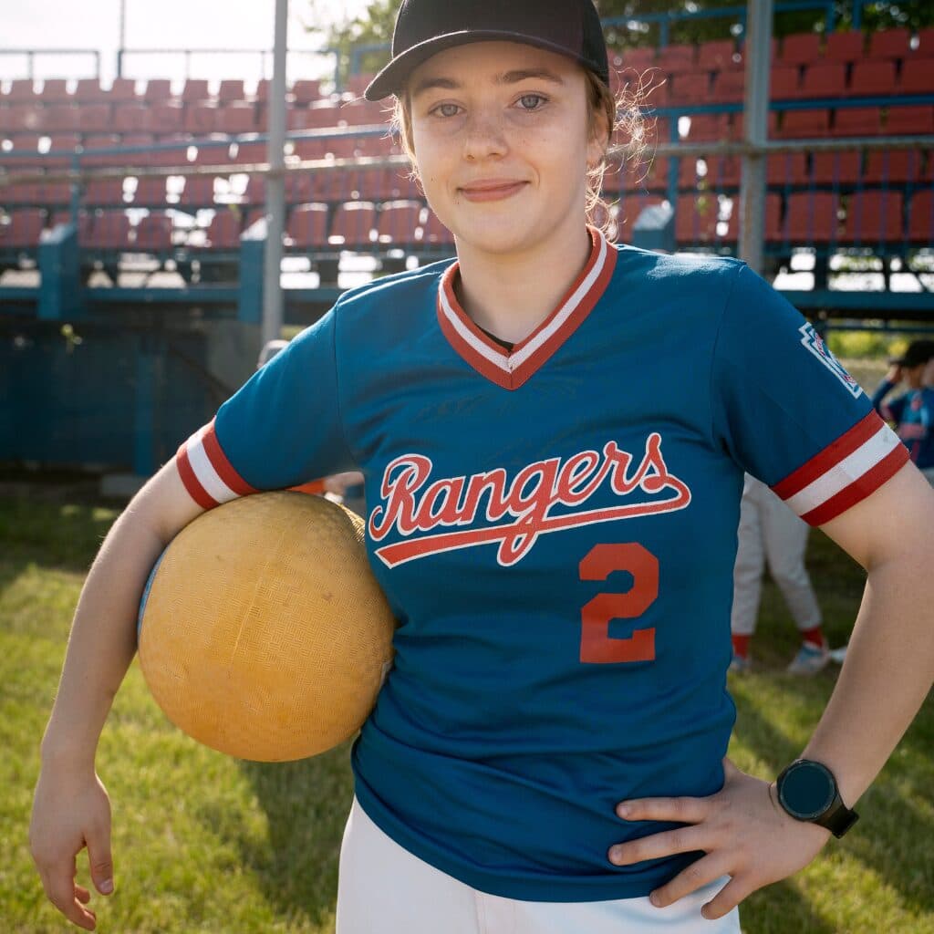 stacked baseball crew neck jerseys in premium fabric