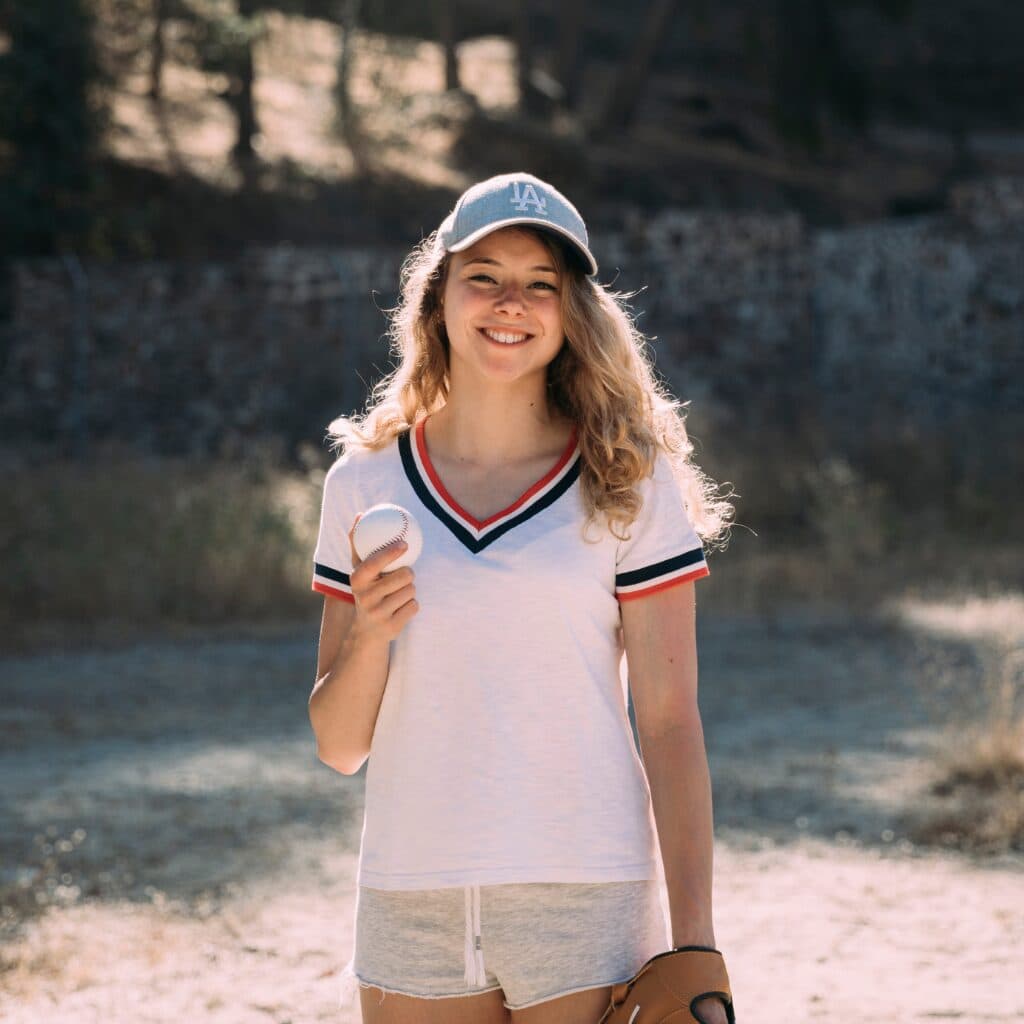 stacked baseball V neck jerseys with premium fabric