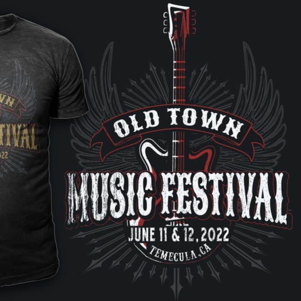 Bulk music festival shirts manufacturer for crew and artist merch