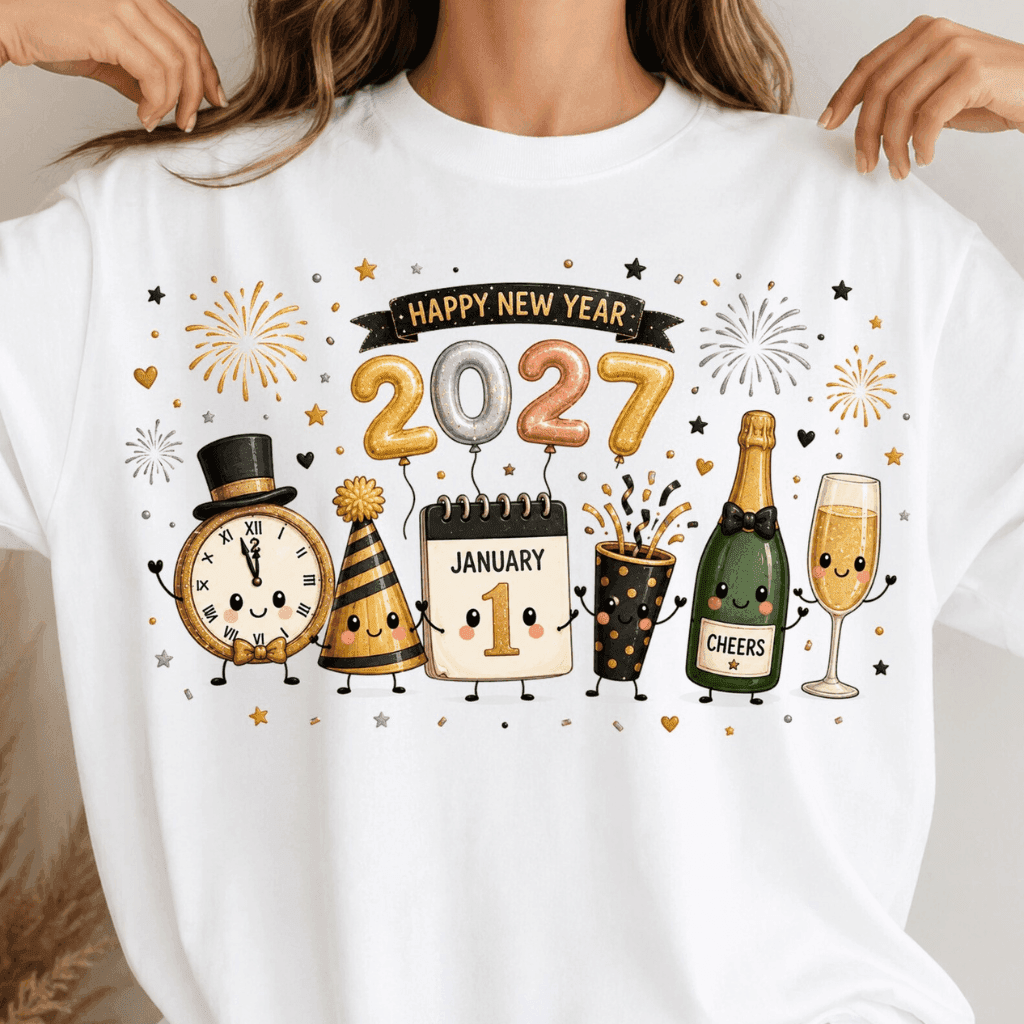 Bulk New Year's Eve shirts manufacturer for party and event apparel