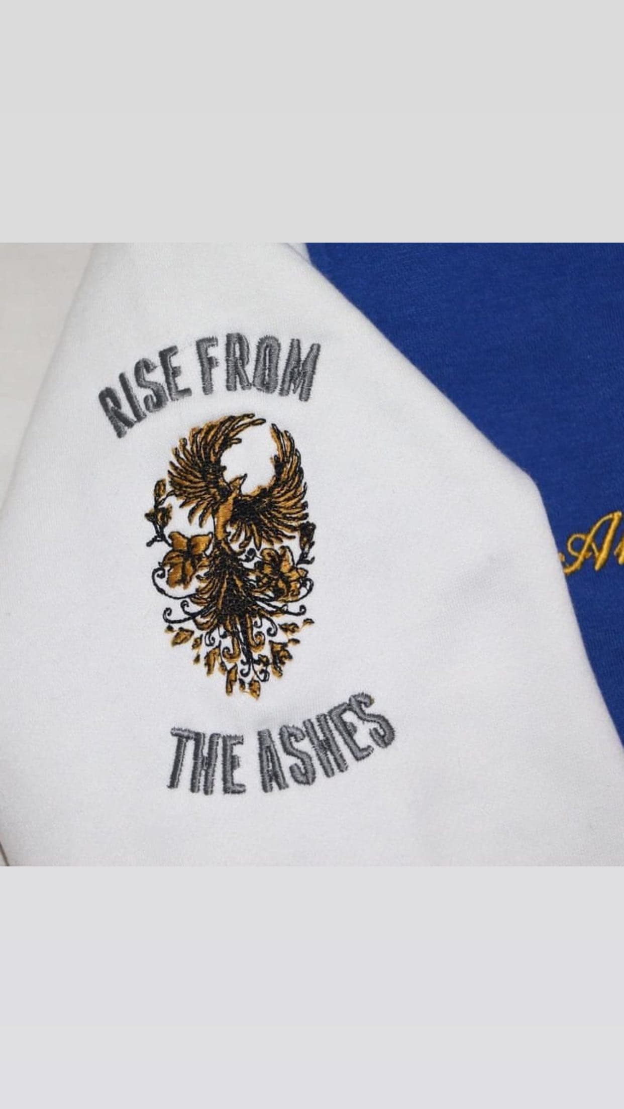 Custom wool and leather varsity jacket production