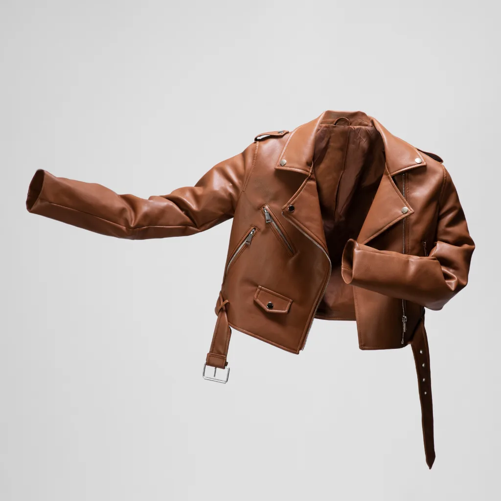 Custom jacket crafted with eco-friendly materials by Nevear