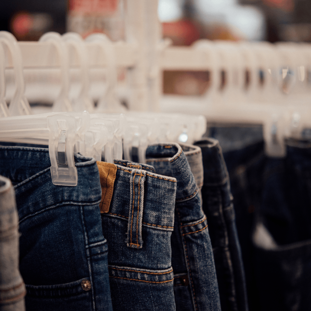 Denim jeans manufactured by Nevear for global fashion brands