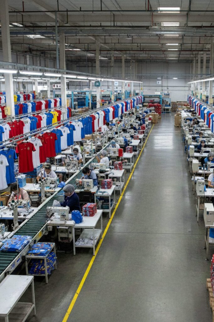Bulk World Cup jersey manufacturer producing custom football jerseys at scale